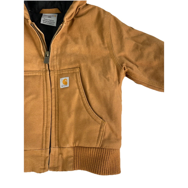 Kids Carhartt Brown Winter Jacket Size 18m