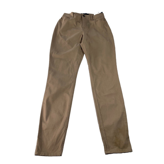 Mens Hollister Tan-Brown Curvy High-Rise Super Skinny Kahki Pants Size 28x30