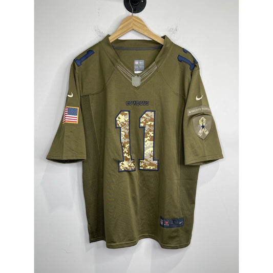 Cole Beasley Jersey #11 Salute to Service Cowboys NFL Men's Size L Dri-Fit