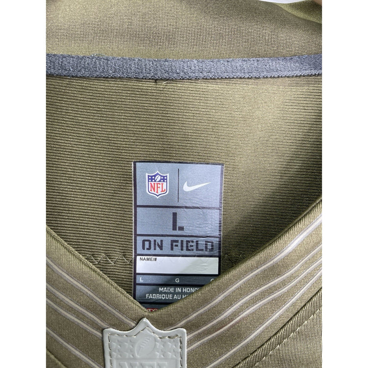 Cole Beasley Jersey #11 Salute to Service Cowboys NFL Men's Size L Dri-Fit