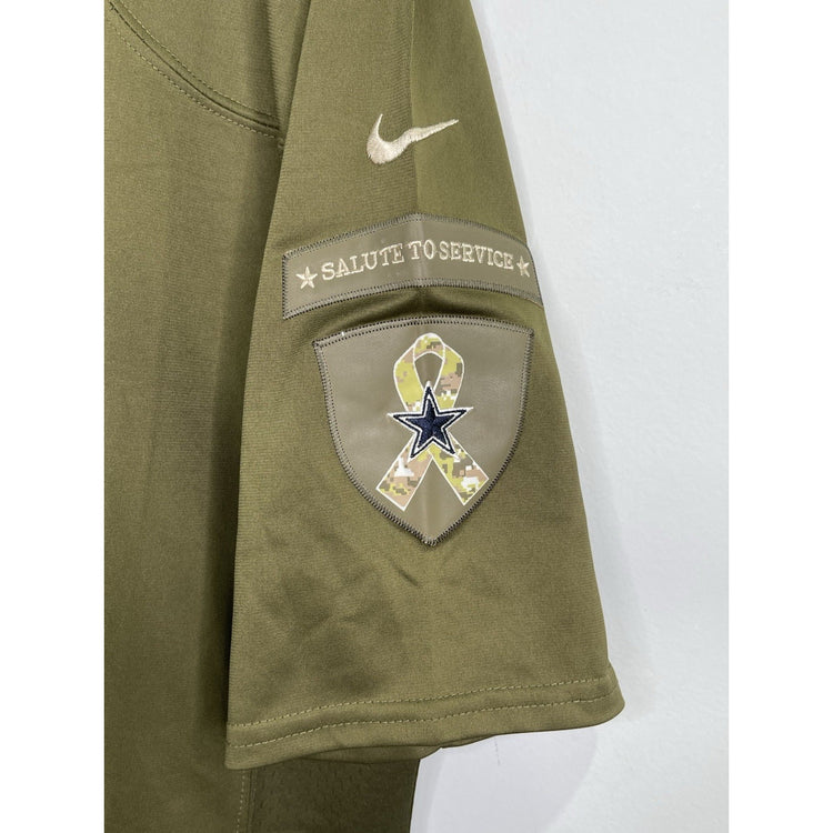 Cole Beasley Jersey #11 Salute to Service Cowboys NFL Men's Size L Dri-Fit