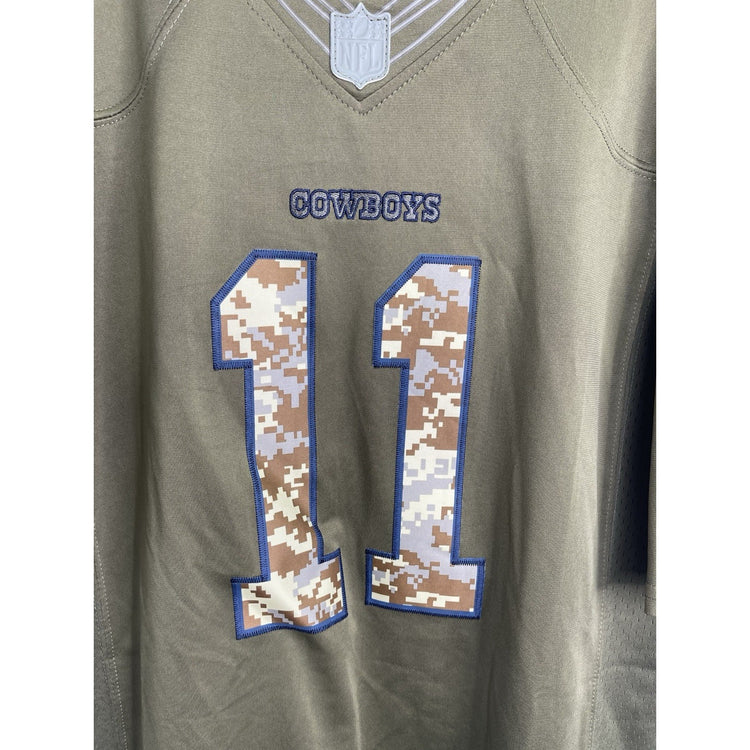 Cole Beasley Jersey #11 Salute to Service Cowboys NFL Men's Size L Dri-Fit