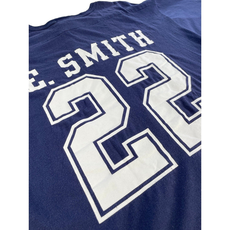 Mens 1990s Vintage Chalk Line Dallas Cowboys Emmitt Smith Jersey Shirt Size 2xl