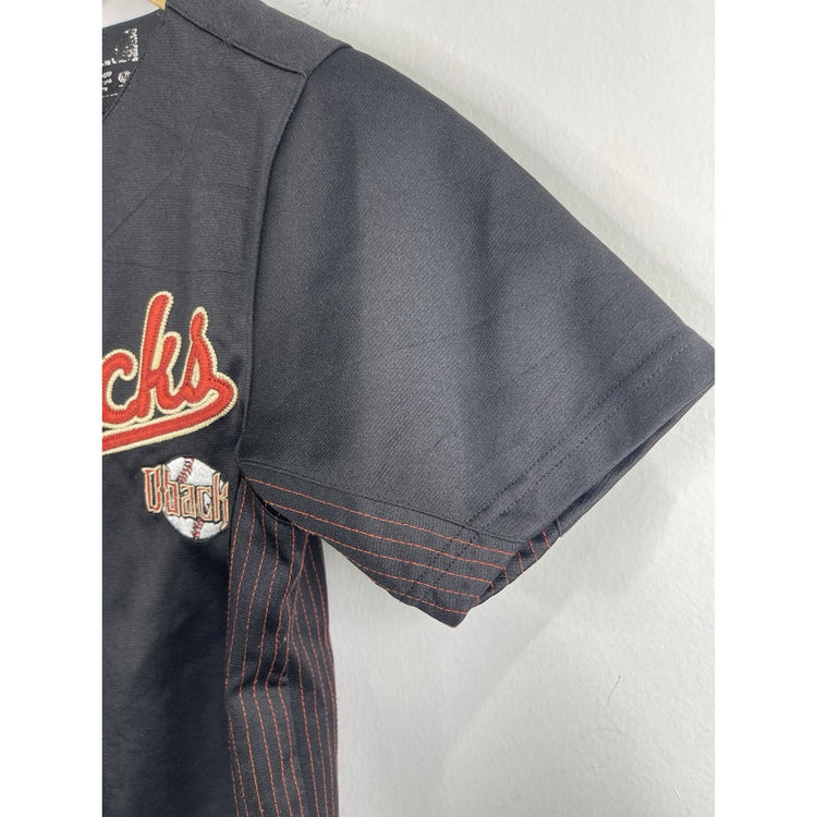 Brandon Webb Diamondbacks #17 MLB D-Backs Black Jersey Youth Sz S 6-7