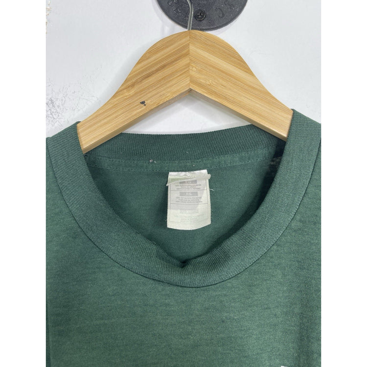 Men’s Vintage 90s green Local Crew The Beach Boys Short Sleeve T Shirt Sz XL