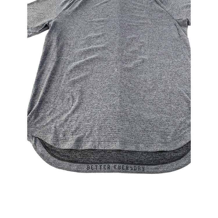 Mens Lululemon Heathered Gray Athletic Performance T-Shirt Size XL