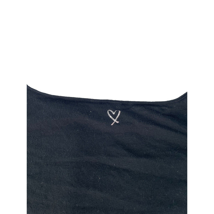 Womens Victorias Secret Black Off The Shoulder ‘Tease’ T Shirt Size Large