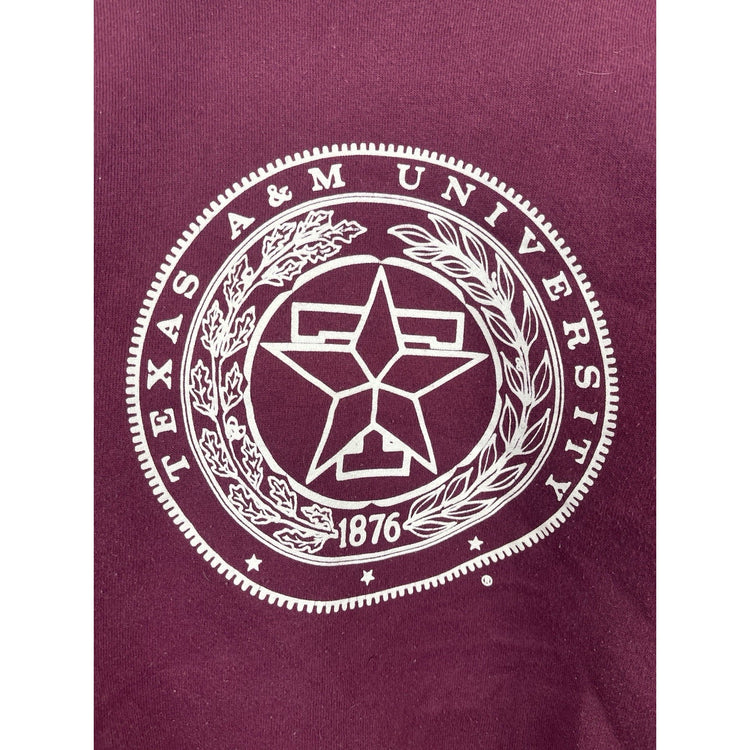 Vintage Texas A&M Maroon Pullover Sweatshirt Size Small