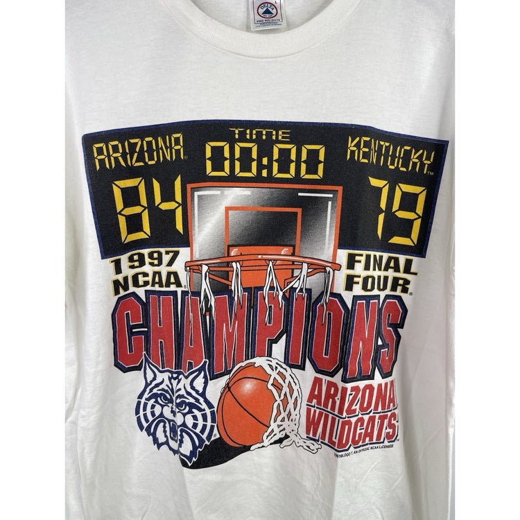 1997 Arizona Wildcats Final four T-shirt Size L
