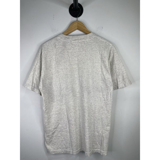 Men’s VTG 90s Dr. Seuss Grinch Cat In The Hat Green Eggs & Ham Gray T Shirt Sz L