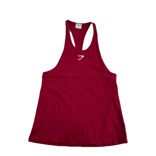 Mens Gymshark Red Tank Top Size S