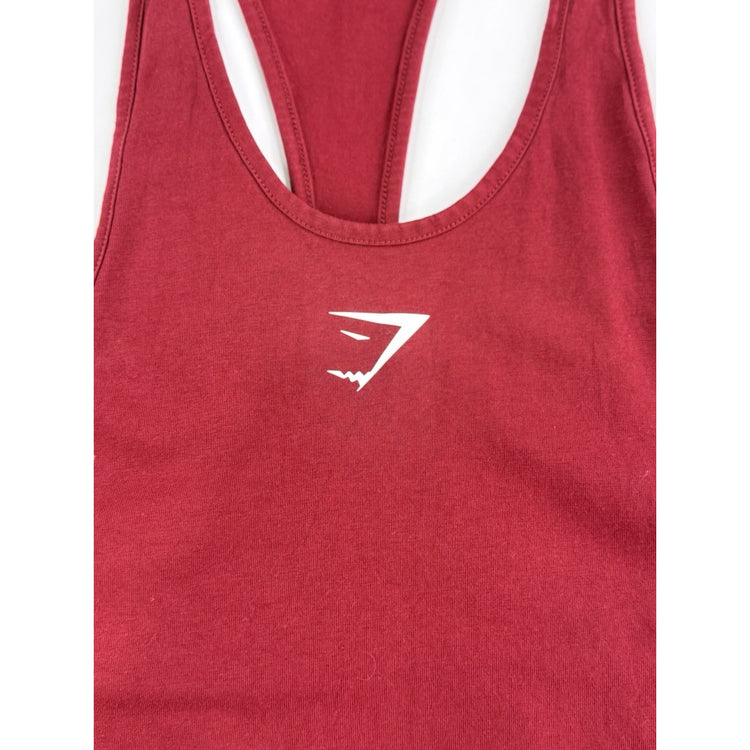 Mens Gymshark Red Tank Top Size S