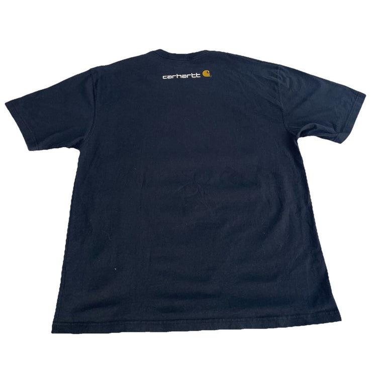 Mens Carhartt Black Short Sleeve T Shirt Size XL