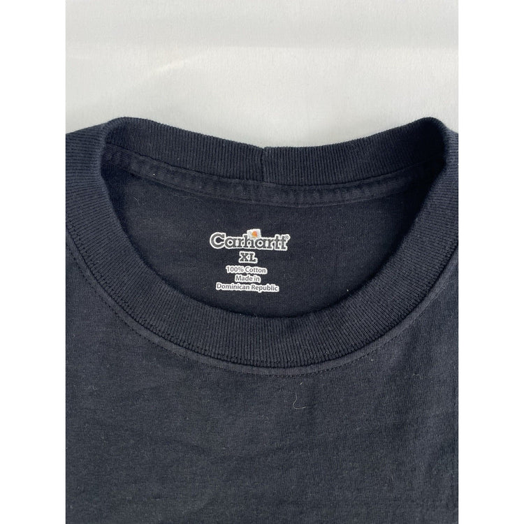 Mens Carhartt Black Short Sleeve T Shirt Size XL