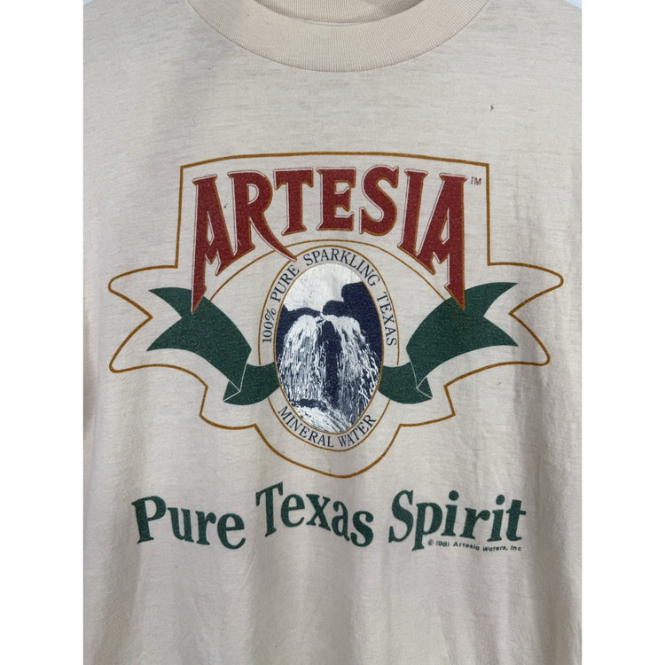 Vintage 1981 Artesia Mineral Water T-shirt Size M