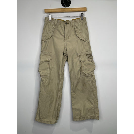Women’s Size Old Navy Brand Khaki Multi-Pocket Cargo Pants Sz 12 Regular