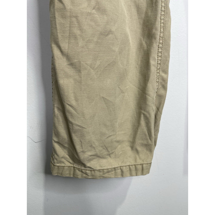 Women’s Size Old Navy Brand Khaki Multi-Pocket Cargo Pants Sz 12 Regular