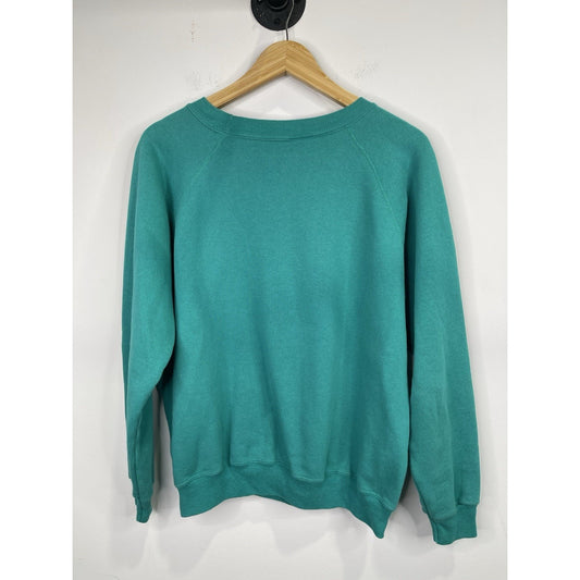 Men’s Vintage Turquoise Guess Jeans Pullover Sweater Sz L/XL