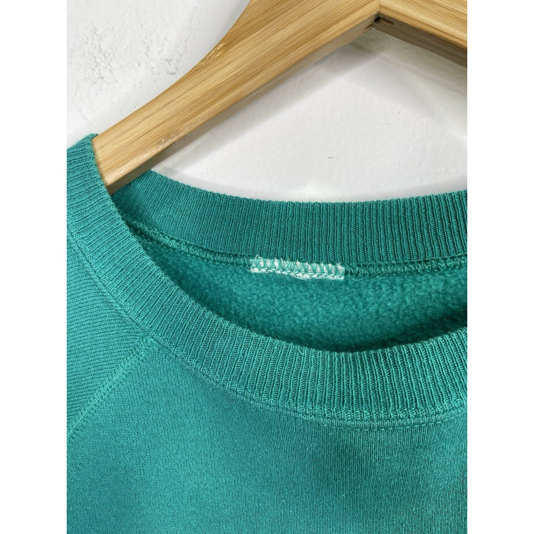 Men’s Vintage Turquoise Guess Jeans Pullover Sweater Sz L/XL