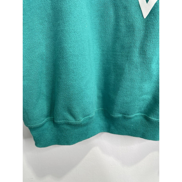 Men’s Vintage Turquoise Guess Jeans Pullover Sweater Sz L/XL