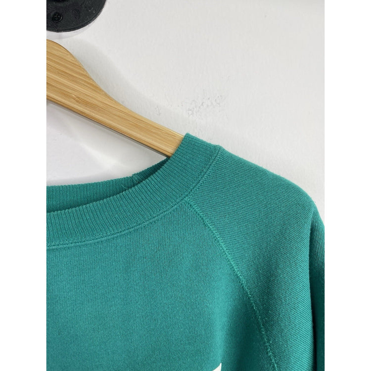 Men’s Vintage Turquoise Guess Jeans Pullover Sweater Sz L/XL