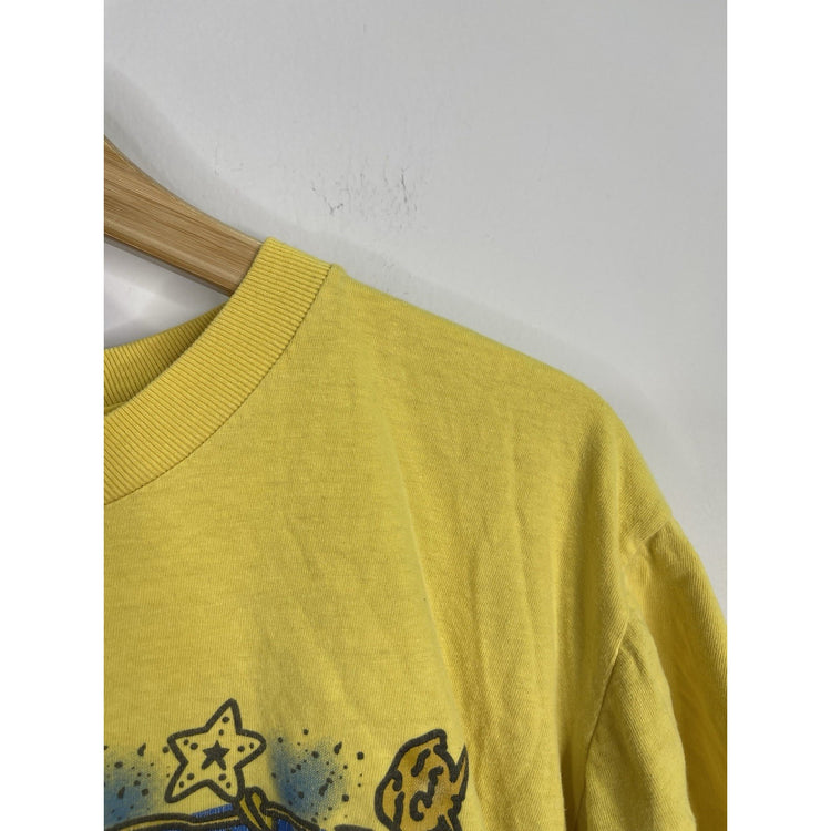Men’s Vintage Carnival Cruise Yellow Ship Sailing T Shirt Sz L