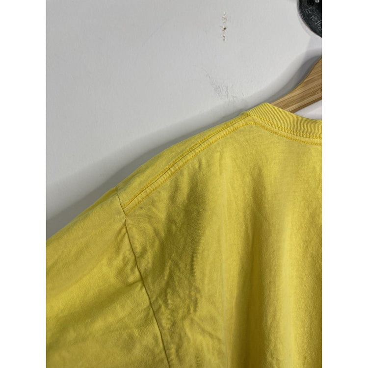 Men’s Vintage Carnival Cruise Yellow Ship Sailing T Shirt Sz L