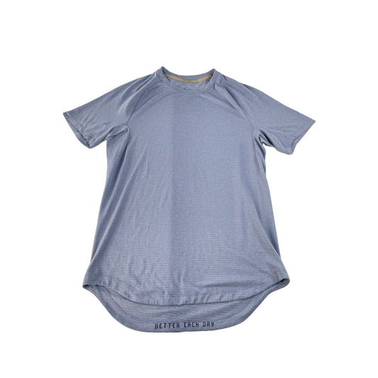 Men's Lululemon Athletica Heathered Blue Performance T-Shirt Size L