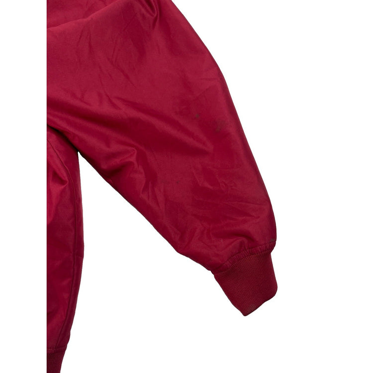 Mens Oklahoma Sooners V-Neck Pullover Windbreaker Jacket Red Size XL
