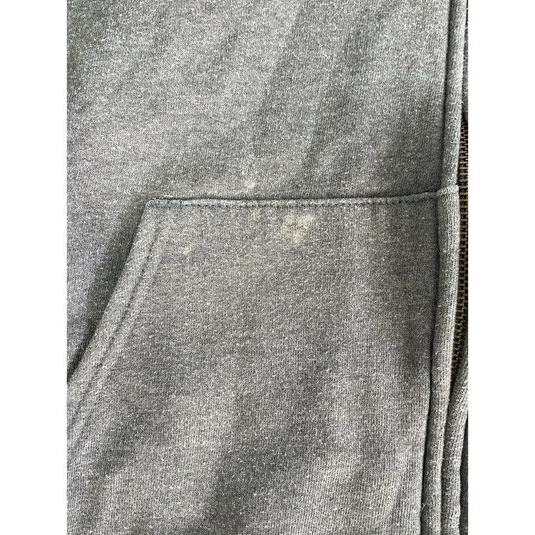 Mens Carhartt Gray Zip Up Jacket Size Large