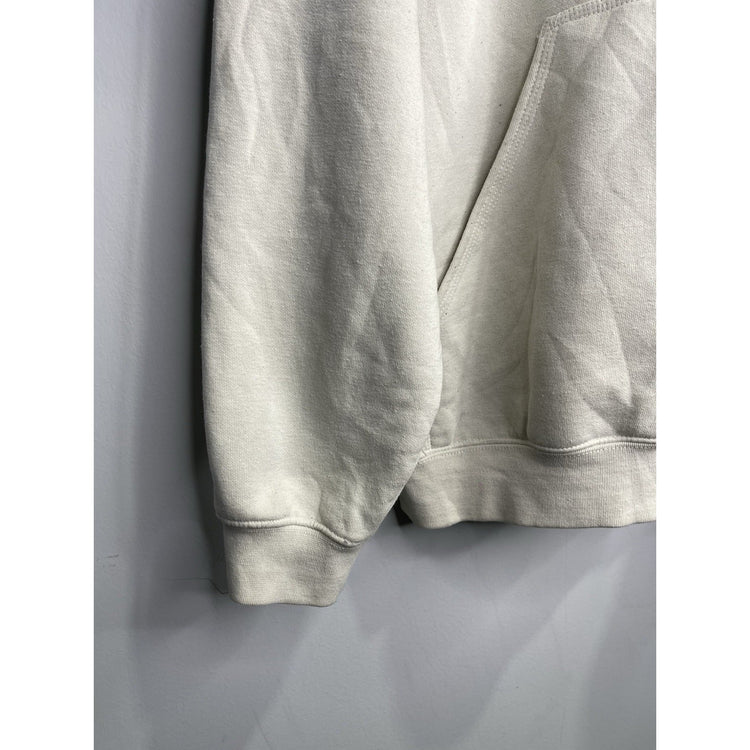 Adult Carhartt Sweatshirt Hoodie Pullover Spell Out Logo Relaxed Fit Fleece Sz L