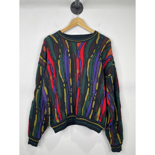 Vintage Men’s Premium 3D Knitted Crosby Sweater Size Large