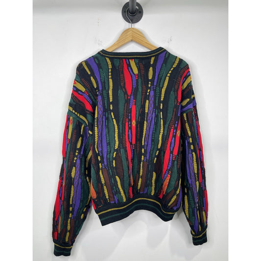 Vintage Men’s Premium 3D Knitted Crosby Sweater Size Large