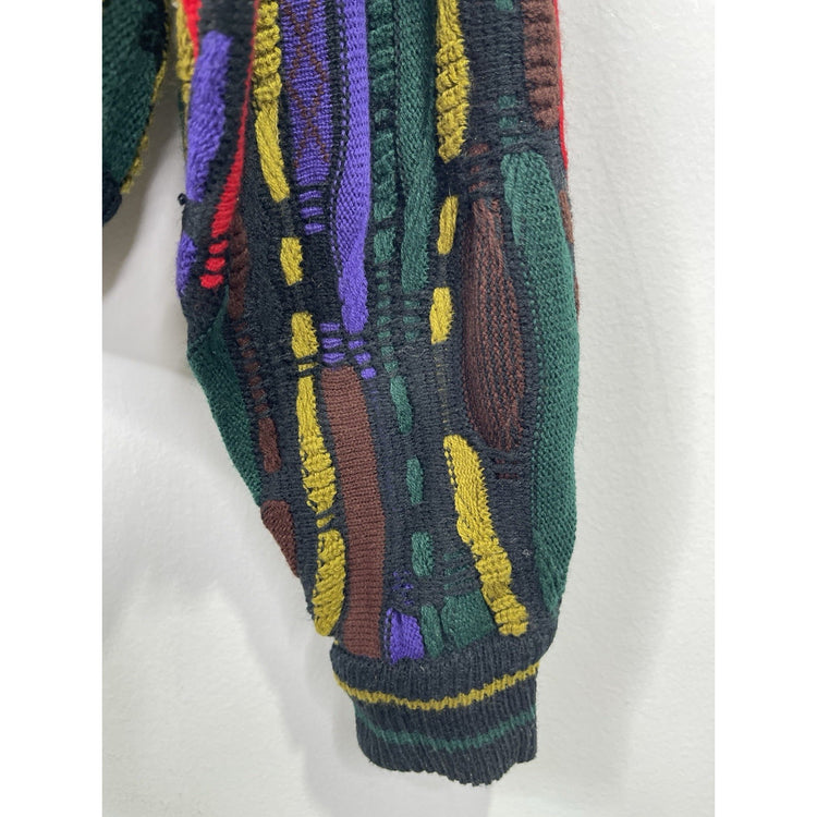 Vintage Men’s Premium 3D Knitted Crosby Sweater Size Large