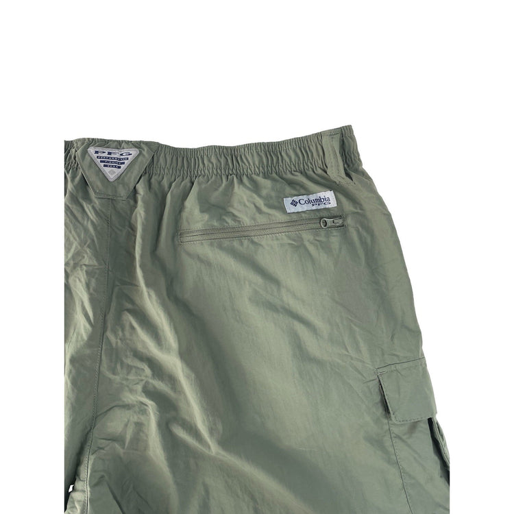 Mens Columbia PFG Green Shorts Size XL