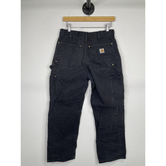 Vintage Carhartt Black Double Knee Carpenter Pants 32x30