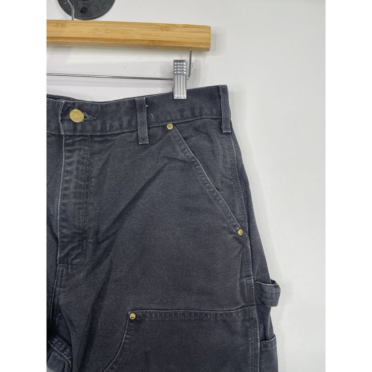 Vintage Carhartt Black Double Knee Carpenter Pants 32x30