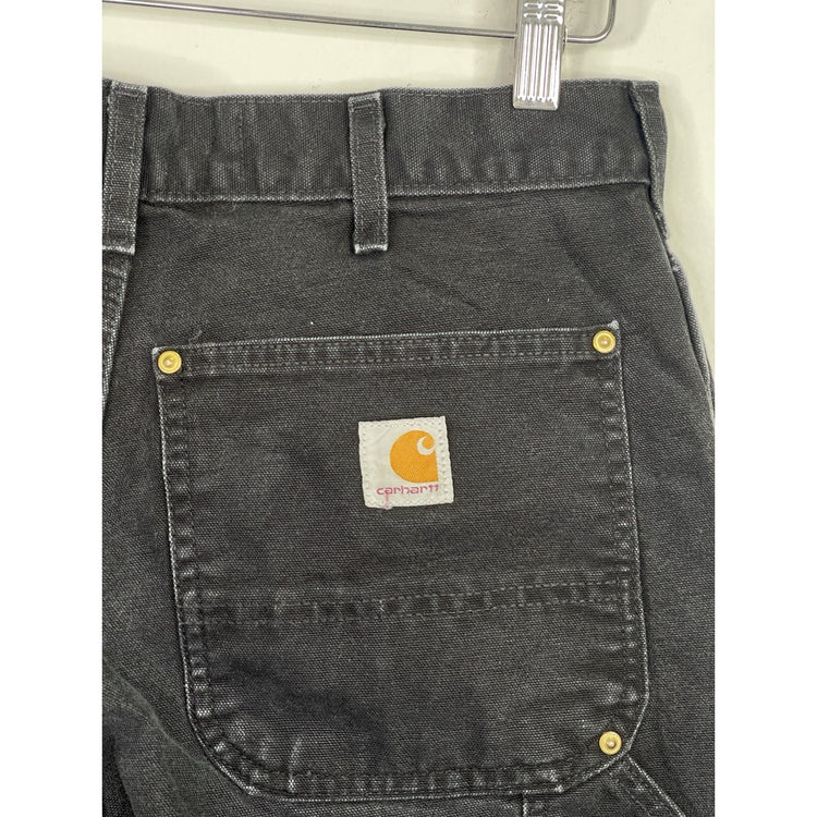 Vintage Carhartt Black Double Knee Carpenter Pants 32x30