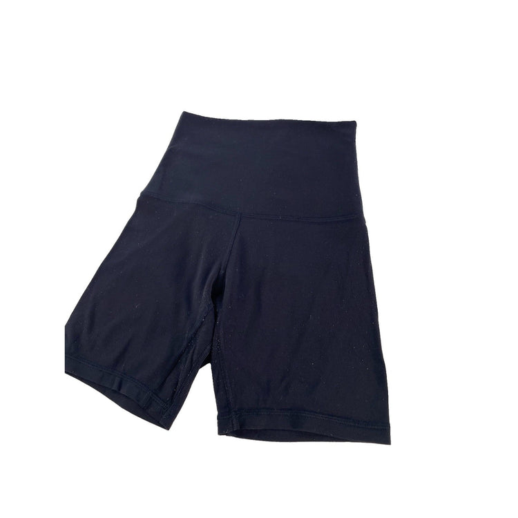 Womens Lululemon Black Nulu High Rise Align Athletic Yoga Shorts Size 2
