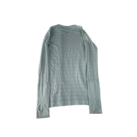 Womens Lululemon Mint Green Long Sleeve Shirt Size 6