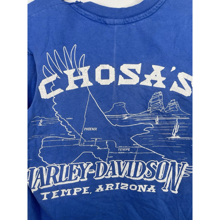 Men’s VTG Harley Davidson 1986 Harley Hog Official Beach Patrol Rare Sz M/L
