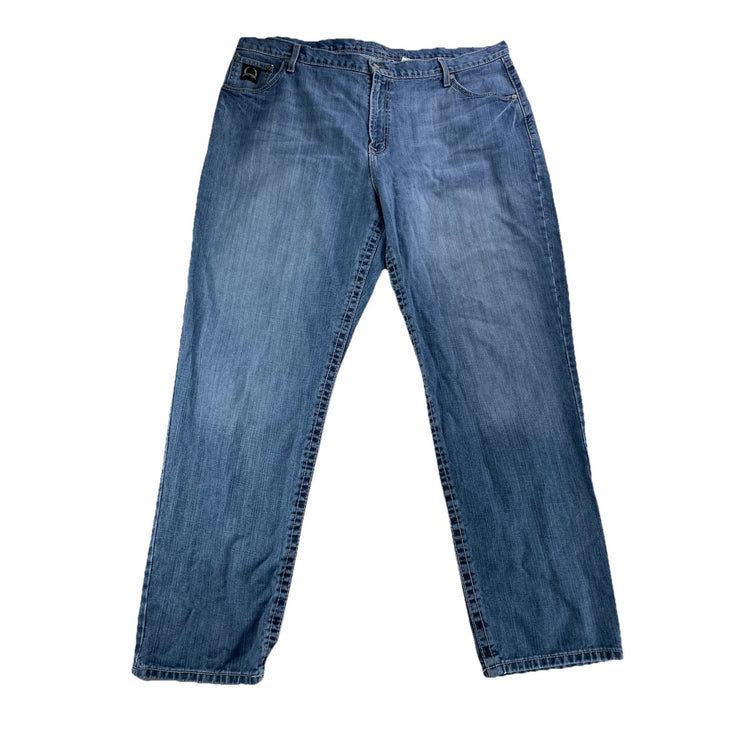 Mens Cinch Baggy Denim Blue Jeans Size 44x34
