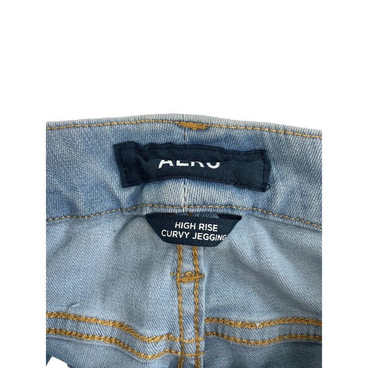 Women's AERO High Rise Curvy Jegging Light Wash Size 8