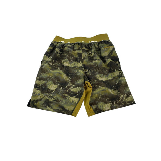 Mens Lululemon Green Camo Workout Running Shorts Size L