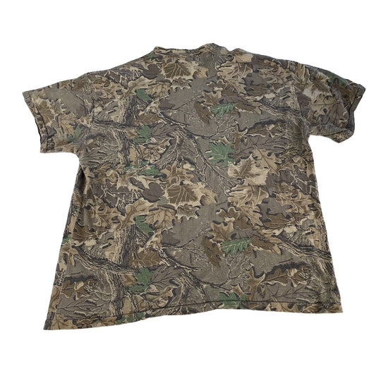 Mens Wrangler ‘Lazy R&B Ranch’ Camo Print T Shirt Size 2XL