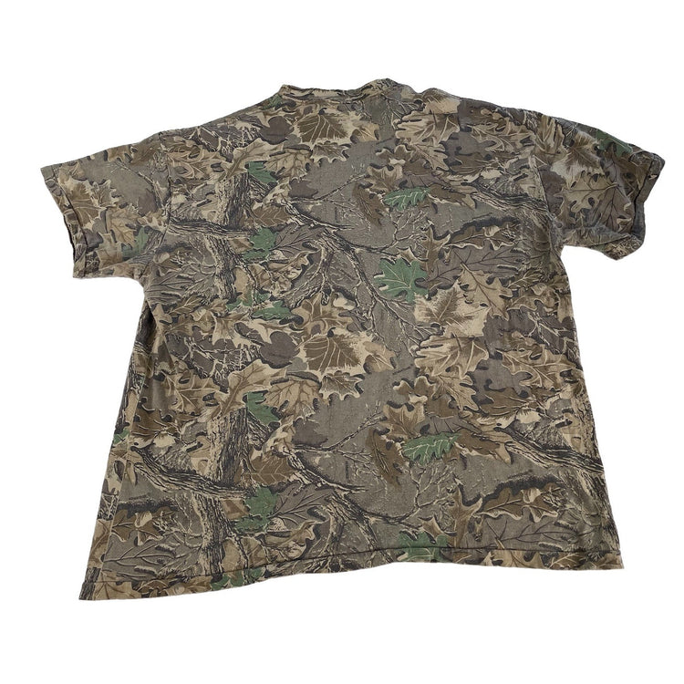 Mens Wrangler ‘Lazy R&B Ranch’ Camo Print T Shirt Size 2XL