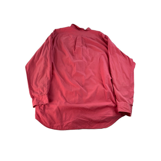 Men Vintage Ralph Lauren Blake Button Down Shirt Pink Size XL