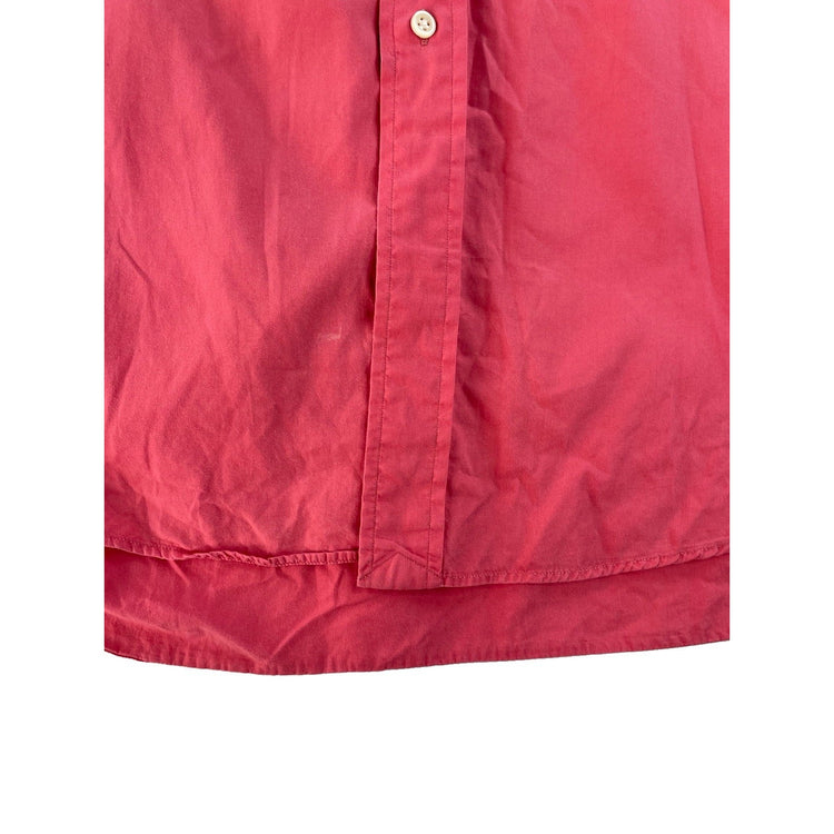 Men Vintage Ralph Lauren Blake Button Down Shirt Pink Size XL