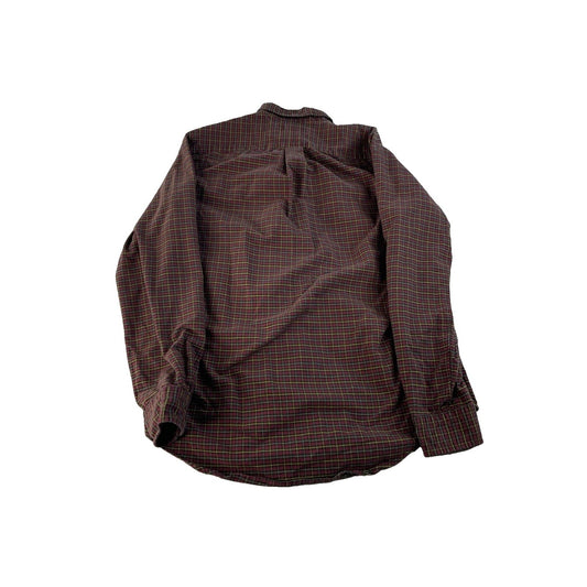 Mens Polo Ralph Lauren Red Plaid Button Down Shirt Size Small