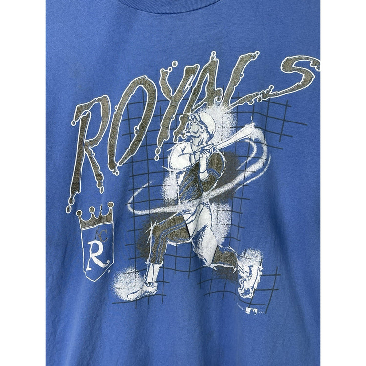 Vintage 1993 Men’s Royals KCR MLB blue T Shirt